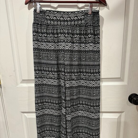 Joe B Women’s Size L Pants Wide Leg Smocked Palazzo Comfort Stretch Pull On 277 - Picture 1 of 4